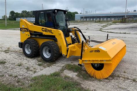 m-b skid steer broom|broom attachment for skid steer.